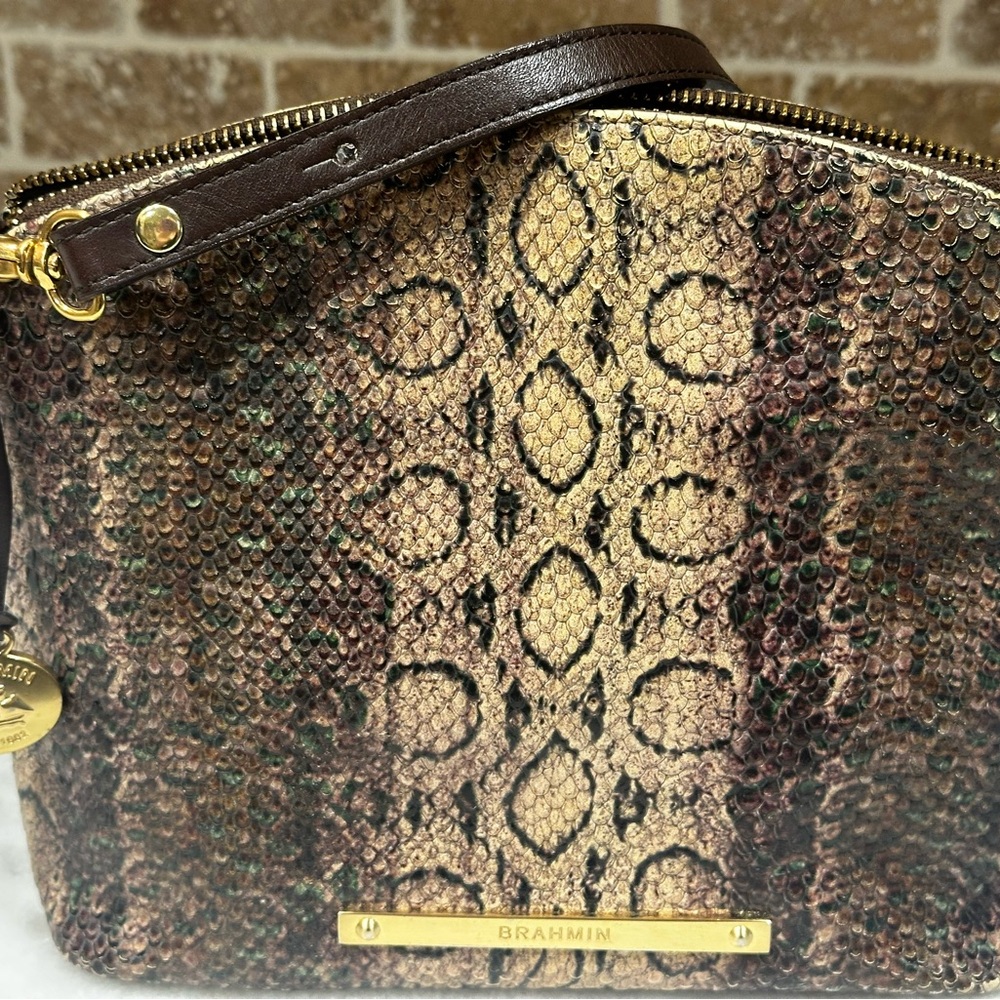 Brahmin Snakeskin bag